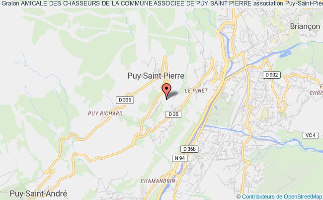 plan association Amicale Des Chasseurs De La Commune Associee De Puy Saint Pierre Puy-Saint-Pierre