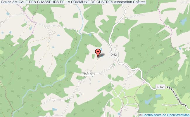 plan association Amicale Des Chasseurs De La Commune De ChÂtres Châtres