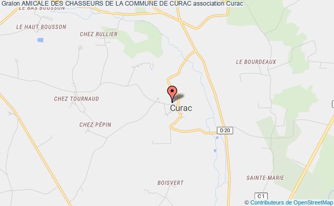 plan association Amicale Des Chasseurs De La Commune De Curac Curac