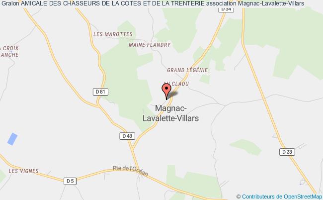 plan association Amicale Des Chasseurs De La Cotes Et De La Trenterie Magnac-Lavalette-Villars