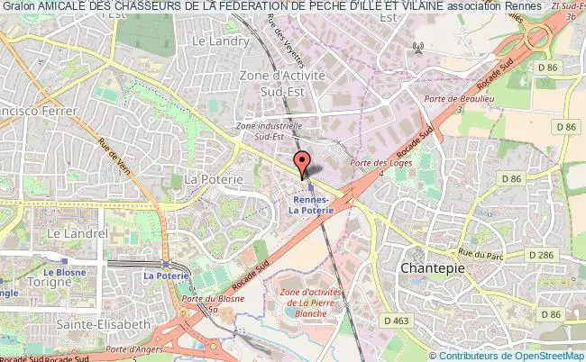 plan association Amicale Des Chasseurs De La Federation De Peche D'ille Et Vilaine Rennes
