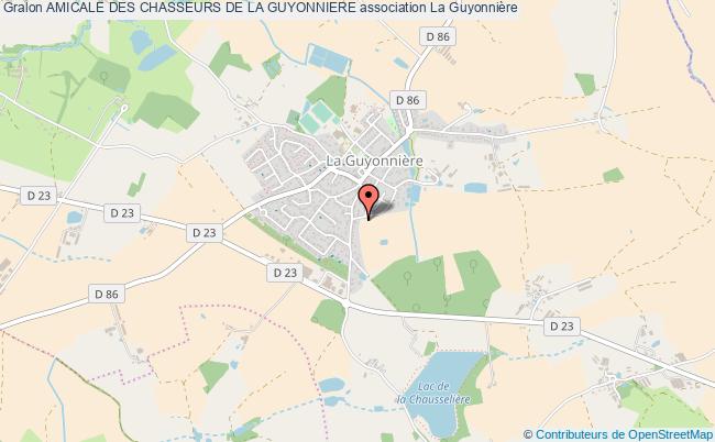 plan association Amicale Des Chasseurs De La Guyonniere La    Guyonnière