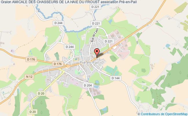 plan association Amicale Des Chasseurs De La Haie Du Froust Pré-en-Pail-Saint-Samson