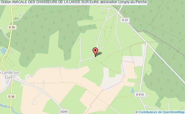 plan association Amicale Des Chasseurs De La Lande Sur Eure La Lande-sur-Eure