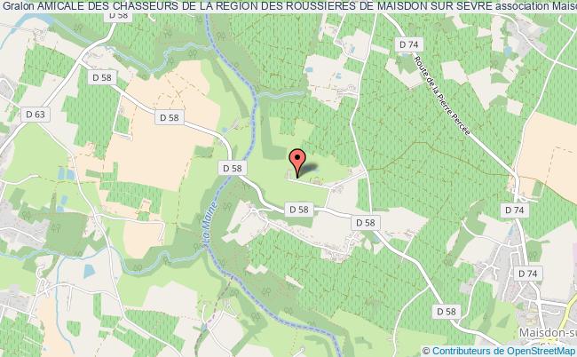 plan association Amicale Des Chasseurs De La Region Des Roussieres De Maisdon Sur Sevre Maisdon-sur-Sèvre