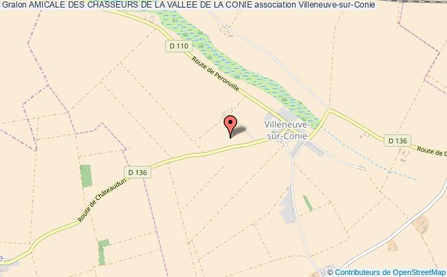 plan association Amicale Des Chasseurs De La Vallee De La Conie Villeneuve-sur-Conie