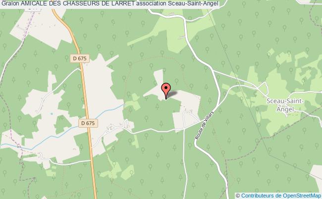 plan association Amicale Des Chasseurs De Larret Sceau-Saint-Angel