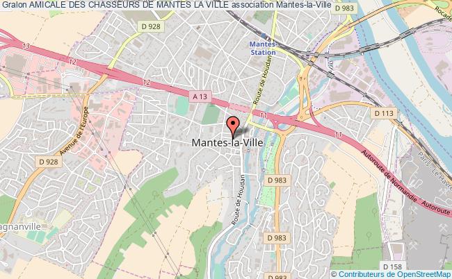 plan association Amicale Des Chasseurs De Mantes La Ville Mantes-la-Ville