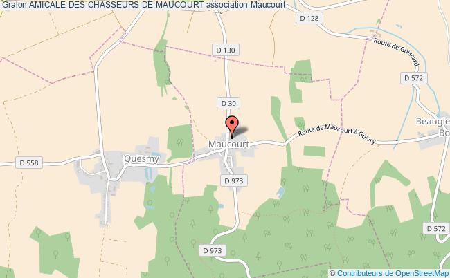 plan association Amicale Des Chasseurs De Maucourt Maucourt