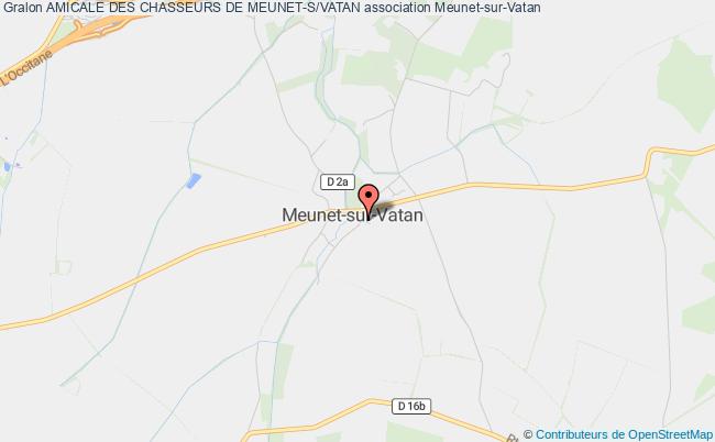 plan association Amicale Des Chasseurs De Meunet-s/vatan Meunet-sur-Vatan