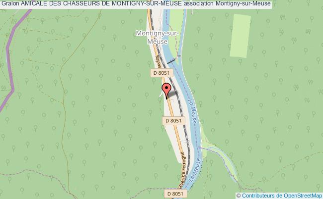 plan association Amicale Des Chasseurs De Montigny-sur-meuse Montigny-sur-Meuse