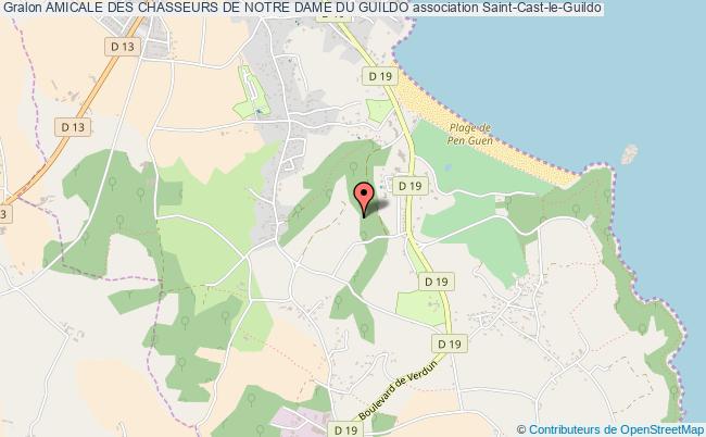 plan association Amicale Des Chasseurs De Notre Dame Du Guildo Saint-Cast-le-Guildo