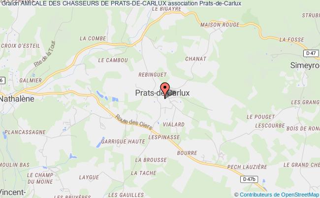 plan association Amicale Des Chasseurs De Prats-de-carlux Prats-de-Carlux