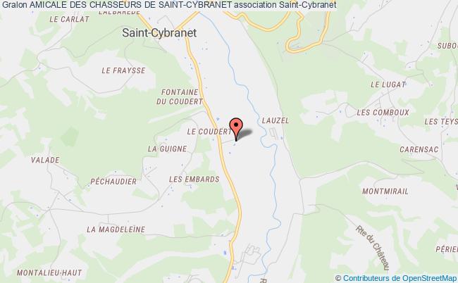 plan association Amicale Des Chasseurs De Saint-cybranet Saint-Cybranet