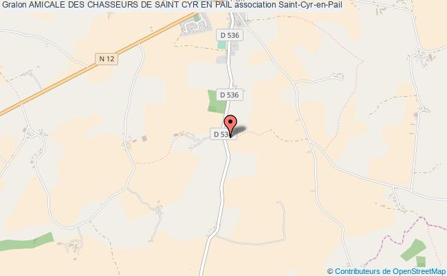 plan association Amicale Des Chasseurs De Saint Cyr En Pail Saint-Cyr-en-Pail