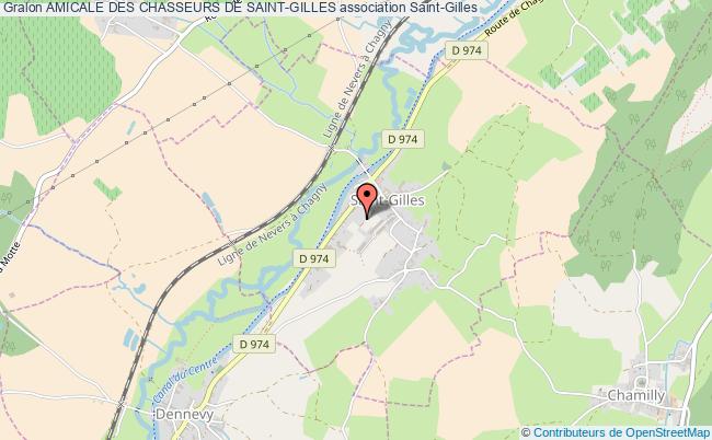 plan association Amicale Des Chasseurs De Saint-gilles Saint-Gilles
