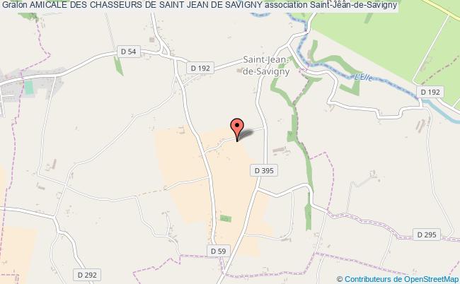 plan association Amicale Des Chasseurs De Saint Jean De Savigny Saint-Jean-de-Savigny