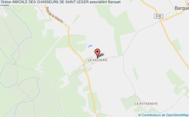 plan association Amicale Des Chasseurs De Saint Leger Barquet