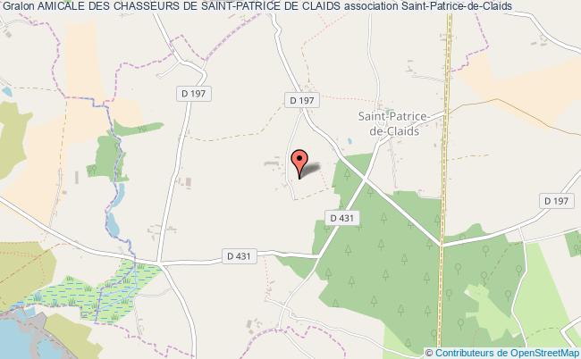 plan association Amicale Des Chasseurs De Saint-patrice De Claids Saint-Patrice-de-Claids