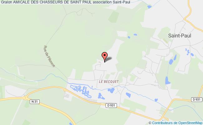 plan association Amicale Des Chasseurs De Saint Paul Saint-Paul