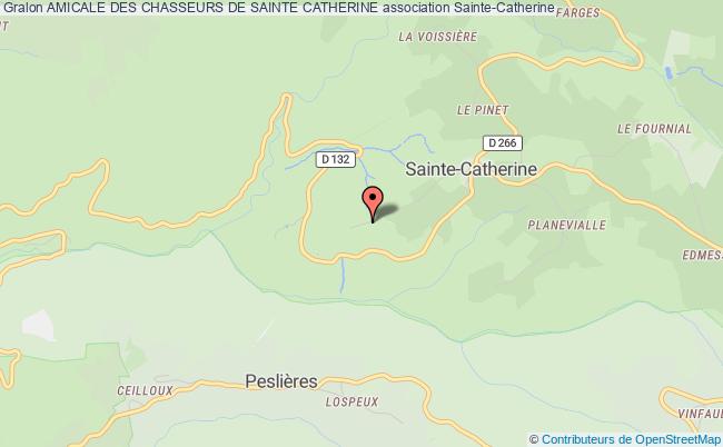 plan association Amicale Des Chasseurs De Sainte Catherine Sainte-Catherine