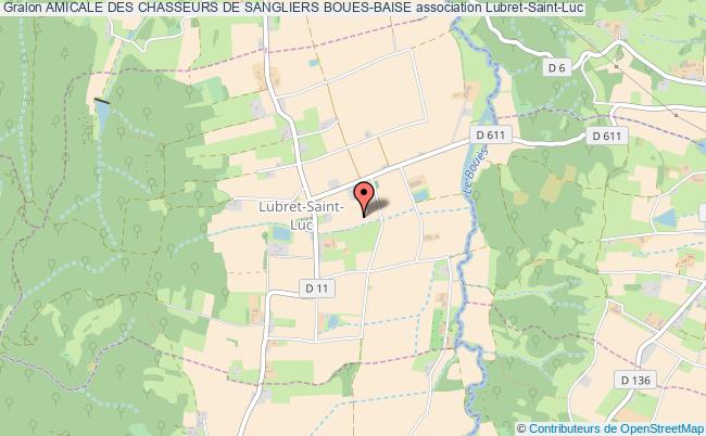 plan association Amicale Des Chasseurs De Sangliers Boues-baise Lubret-Saint-Luc