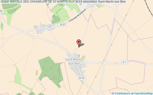 plan association Amicale Des Chasseurs De St Martin Aux Bois Saint-Martin-aux-Bois