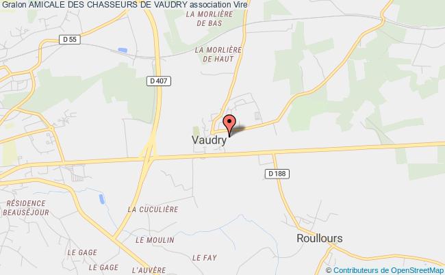plan association Amicale Des Chasseurs De Vaudry Vire Normandie