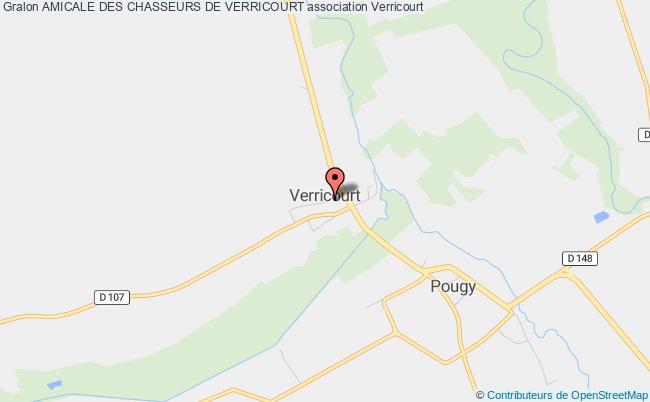 plan association Amicale Des Chasseurs De Verricourt Verricourt