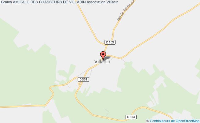 plan association Amicale Des Chasseurs De Villadin Villadin