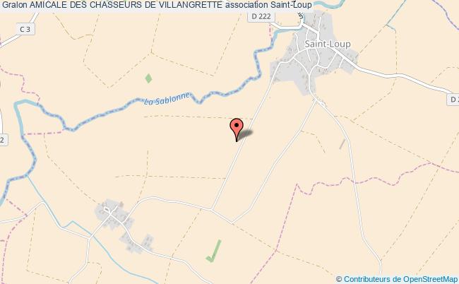 plan association Amicale Des Chasseurs De Villangrette Saint-Loup