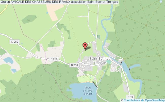 plan association Amicale Des Chasseurs Des Rivaux Saint-Bonnet-Tronçais