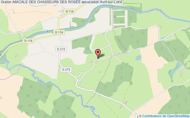 plan association Amicale Des Chasseurs Des Roses Avril-sur-Loire