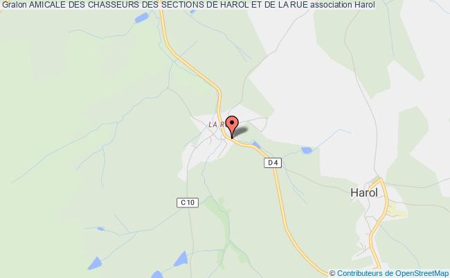 plan association Amicale Des Chasseurs Des Sections De Harol Et De La Rue Harol