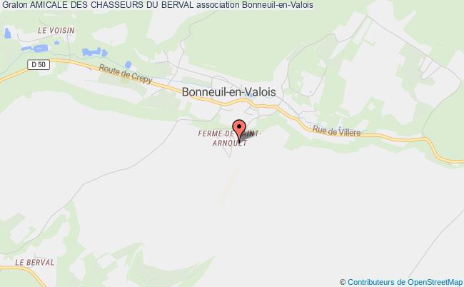 plan association Amicale Des Chasseurs Du Berval Bonneuil-en-Valois