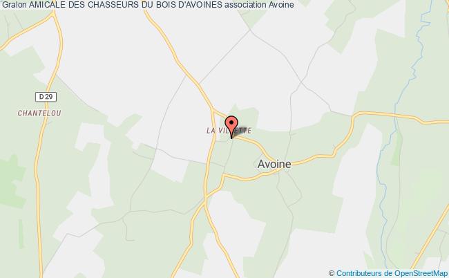 plan association Amicale Des Chasseurs Du Bois D'avoines Avoine