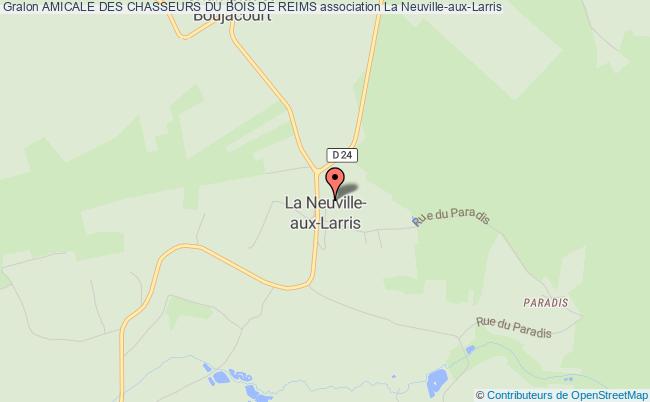 plan association Amicale Des Chasseurs Du Bois De Reims La    Neuville-aux-Larris