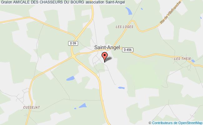 plan association Amicale Des Chasseurs Du Bourg Saint-Angel
