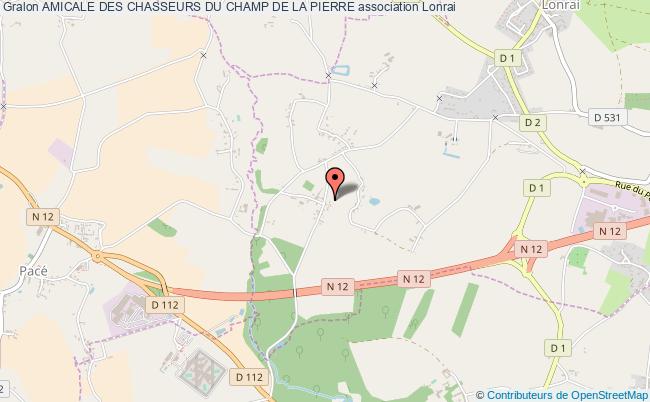 plan association Amicale Des Chasseurs Du Champ De La Pierre Lonrai