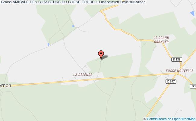 plan association Amicale Des Chasseurs Du Chene Fourchu Loye-sur-Arnon