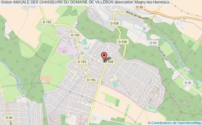 plan association Amicale Des Chasseurs Du Domaine De Villebon Magny-les-Hameaux