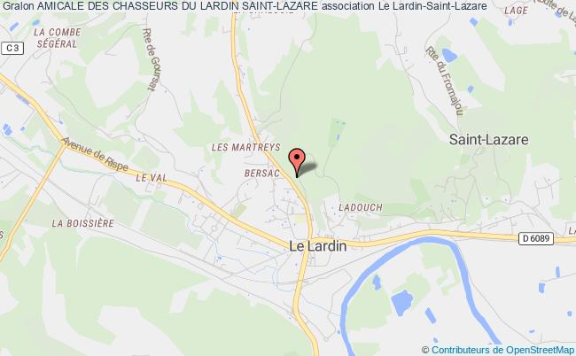 plan association Amicale Des Chasseurs Du Lardin Saint-lazare Le    Lardin-Saint-Lazare