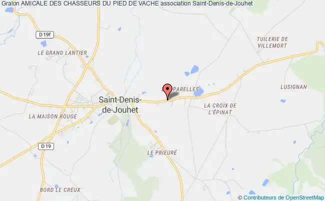 plan association Amicale Des Chasseurs Du Pied De Vache Saint-Denis-de-Jouhet