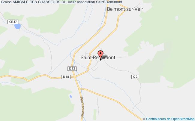plan association Amicale Des Chasseurs Du Vair Saint-Remimont