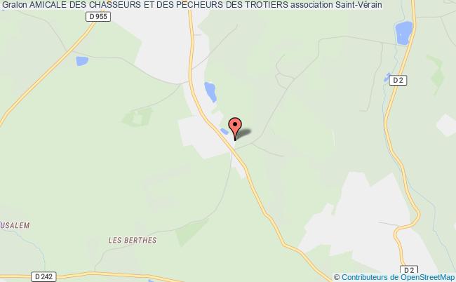 plan association Amicale Des Chasseurs Et Des Pecheurs Des Trotiers Saint-Vérain