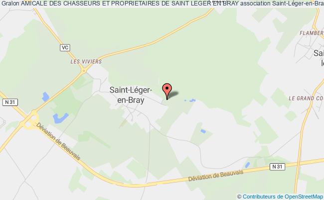 plan association Amicale Des Chasseurs Et Proprietaires De Saint Leger En Bray Saint-Léger-en-Bray