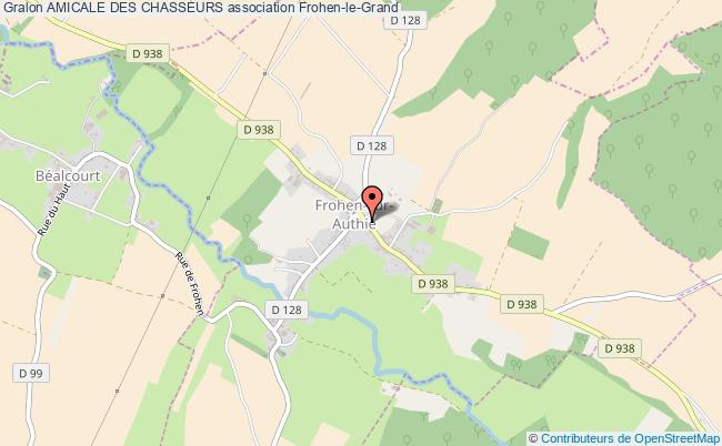 plan association Amicale Des Chasseurs Frohen-sur-Authie