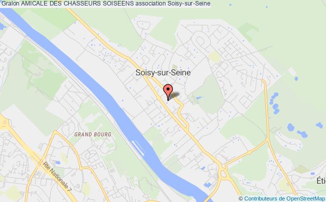 plan association Amicale Des Chasseurs Soiseens Soisy-sur-Seine