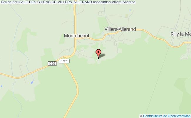 plan association Amicale Des Chiens De Villers-allerand Villers-Allerand