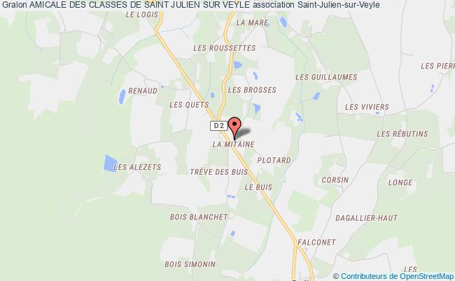 plan association Amicale Des Classes De Saint Julien Sur Veyle Saint-Julien-sur-Veyle